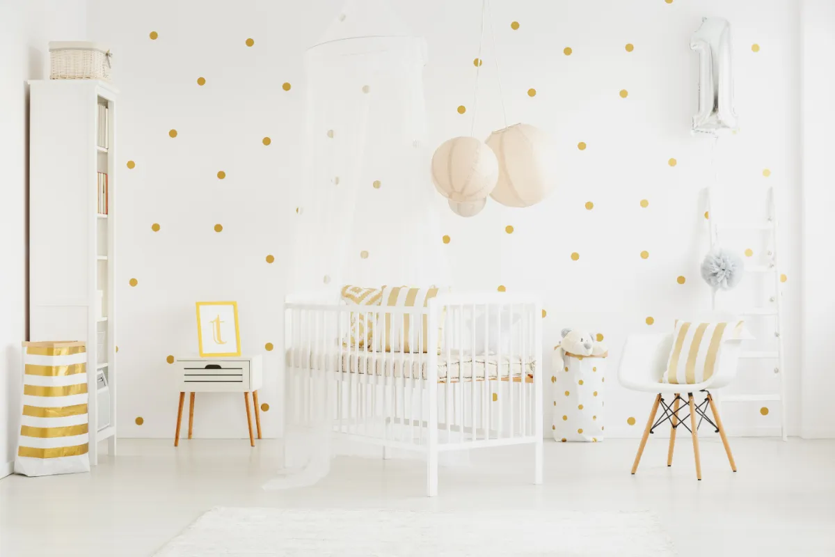 Die Trends in Bezug auf Tapeten für Babyzimmer.