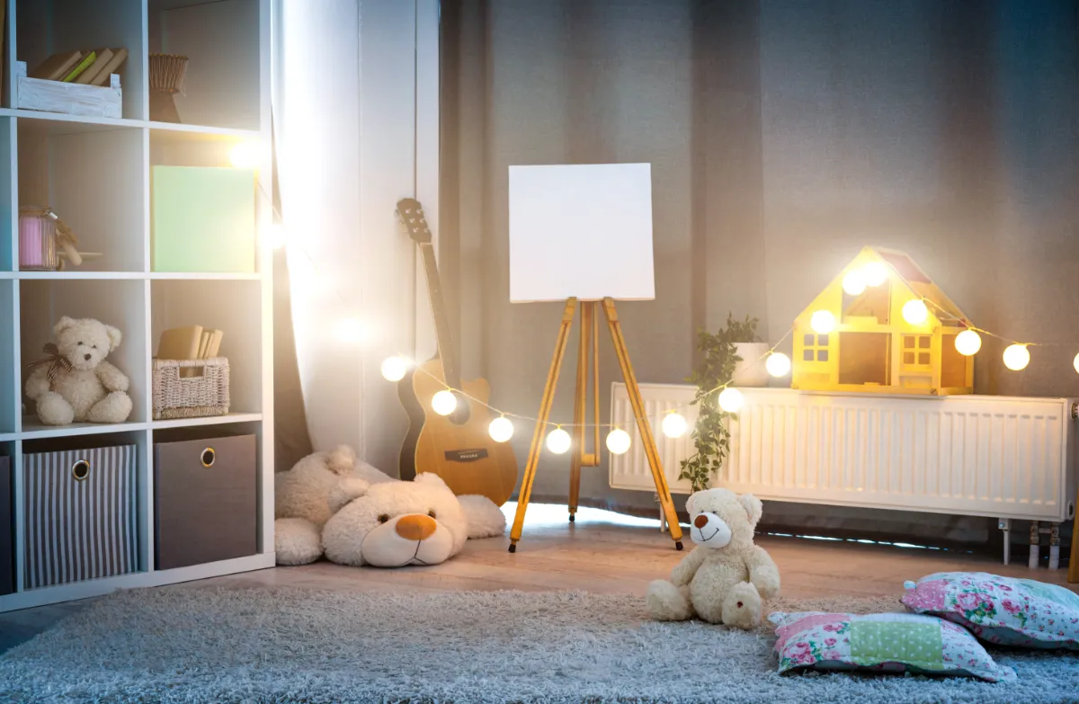 Die Wichtigkeit einer guten Beleuchtung im Kinderzimmer.